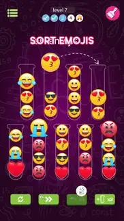 emoji sort: sorting games iphone screenshot 1