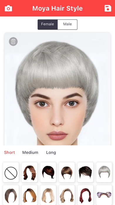 Hairstyle Try On - Hair Cut Screenshot