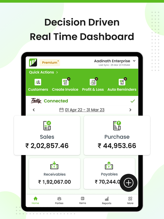 Livekeeping - Tally on Mobile
