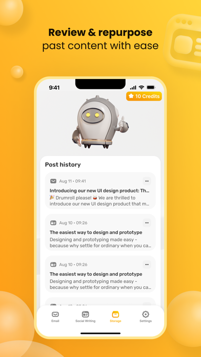 Kun AI: Email & Social Content Screenshot