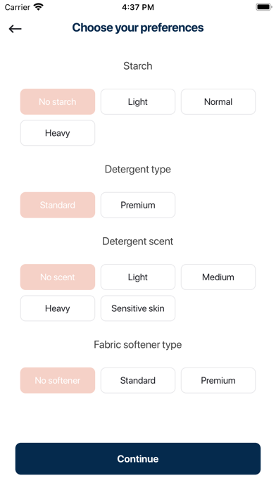 WASFO Laundry & Dry Cleaning Screenshot