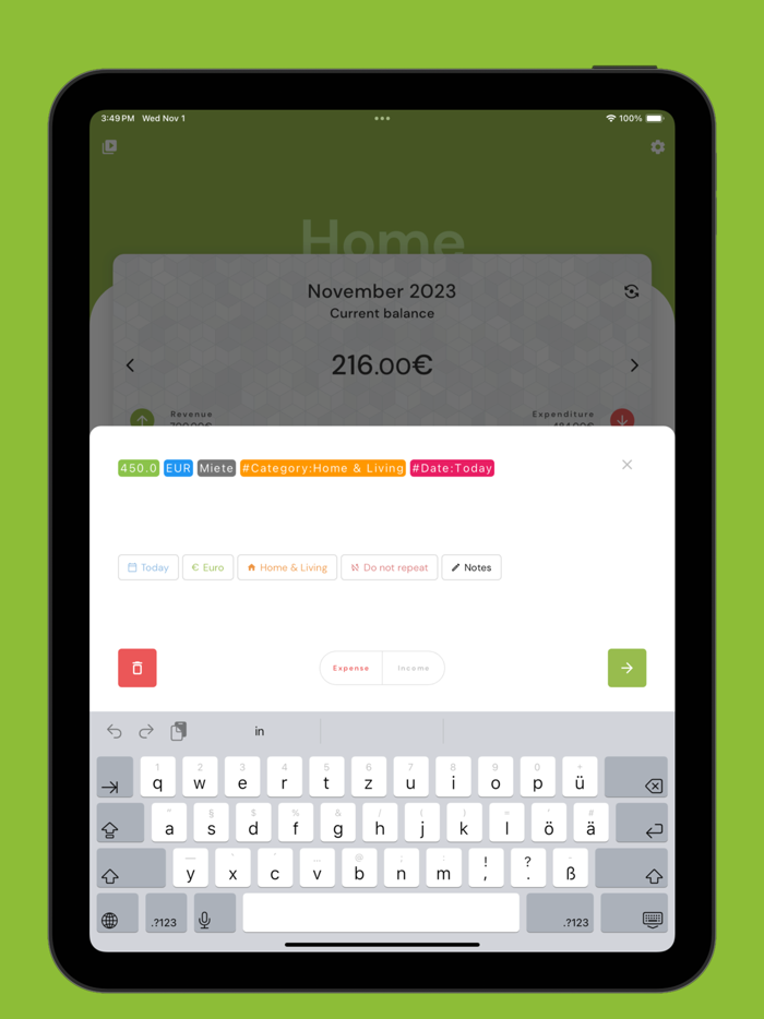 Linum Budgeting by Invest it