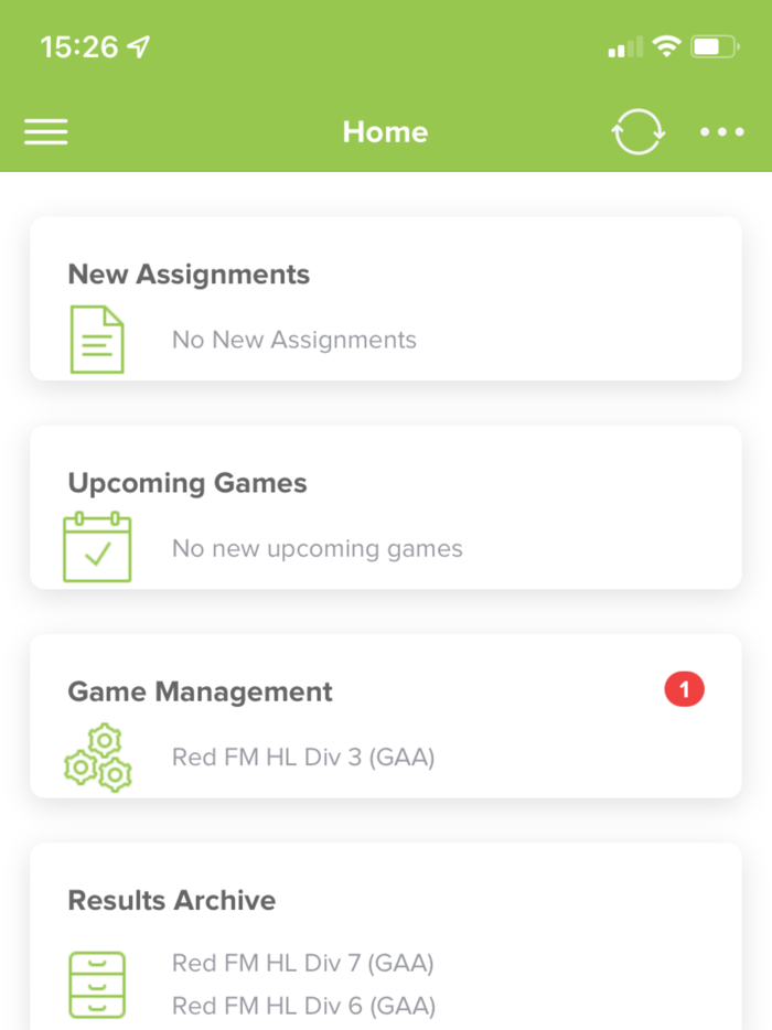 SportLoMo Game Management