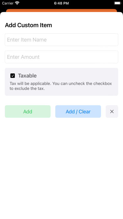 Restaurant Employee App Screenshot