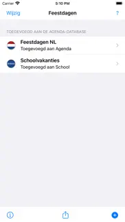 feestdagen schoolvakanties nl iphone screenshot 4