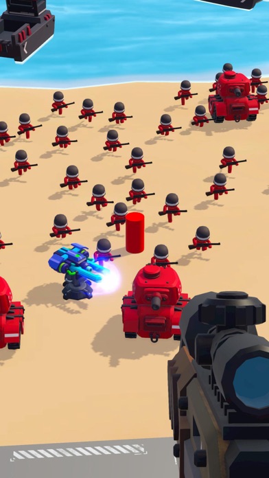 Snipe Gun War : Defense Beach Screenshot