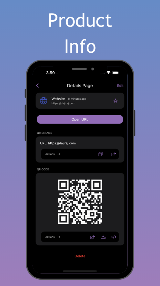 #7. QR Code Reader for iPhone (iOS) 由: DAJIRAJ INFOTECH PRIVATE LIMITED