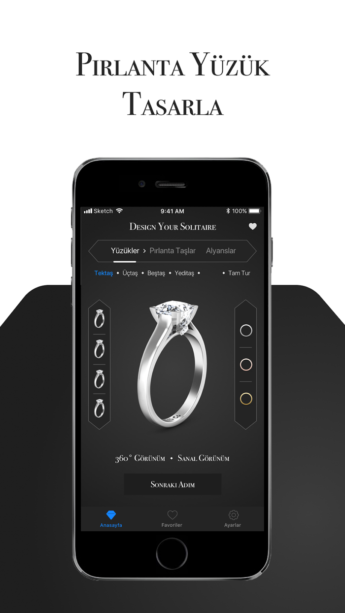 Pırlanta Yüzük Tasarla