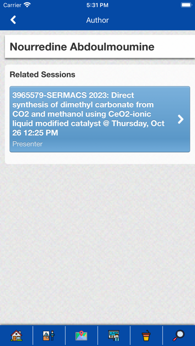 ACS Meetings & Events Screenshot