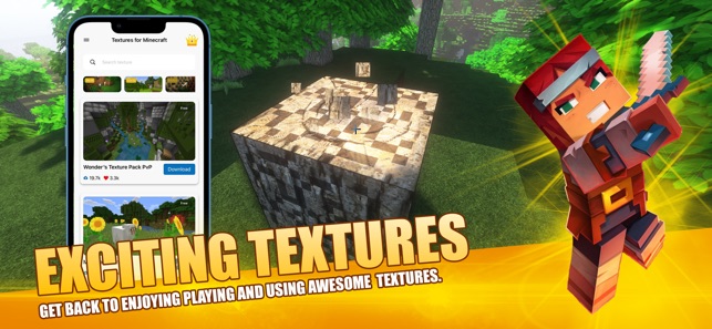 Texturas para Minecraft PE na App Store