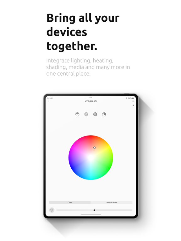 nymea:app iPad screenshot