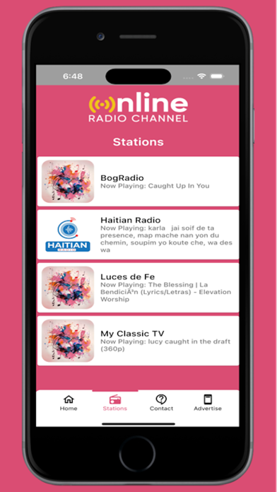 Online Radio Channel iPhone screenshot 3 - Entertainment app