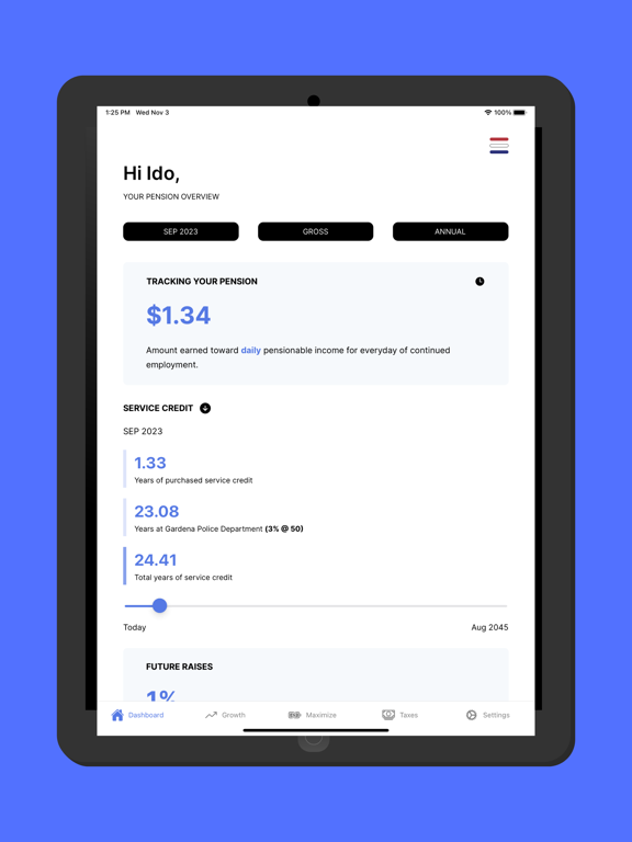 Screenshot #4 pour Advanced Pension