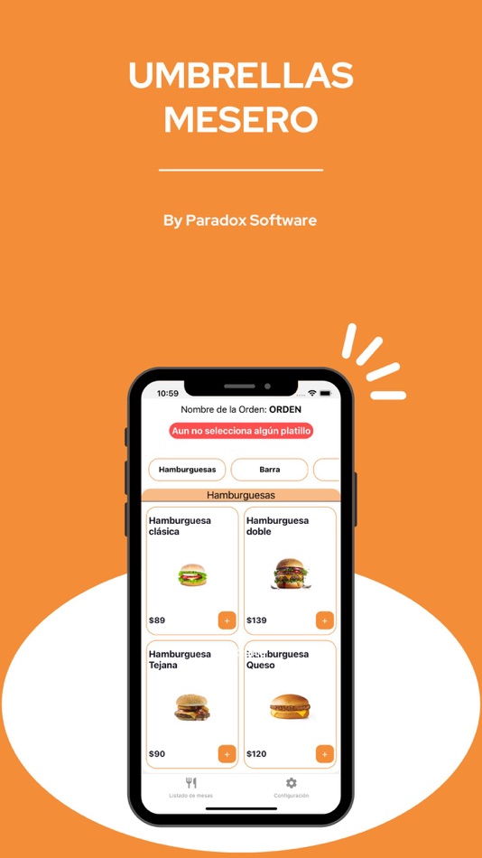 #3. Umbrellas Mesero (iOS) 由: Paradox Software Solutions Mex
