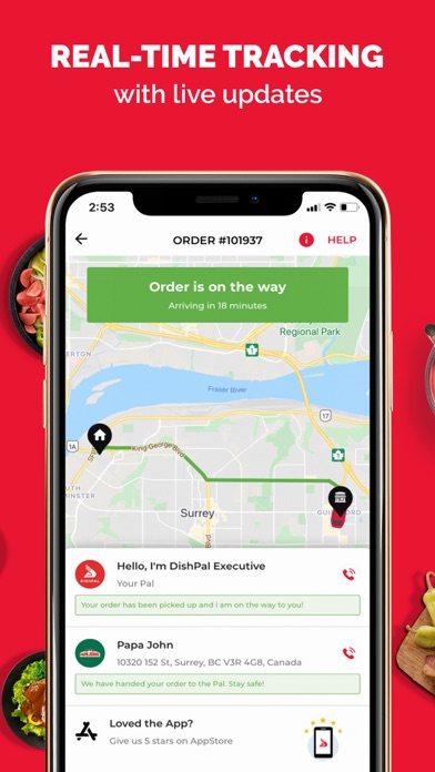 DishPal - Food Delivery App Screenshot