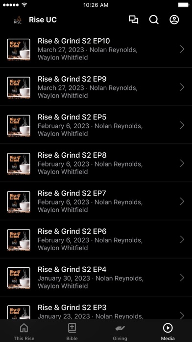 The Rise UC Screenshot