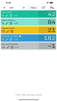 counter tally count iphone screenshot 1