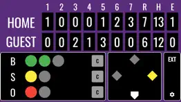 softball scoreboard iphone screenshot 3