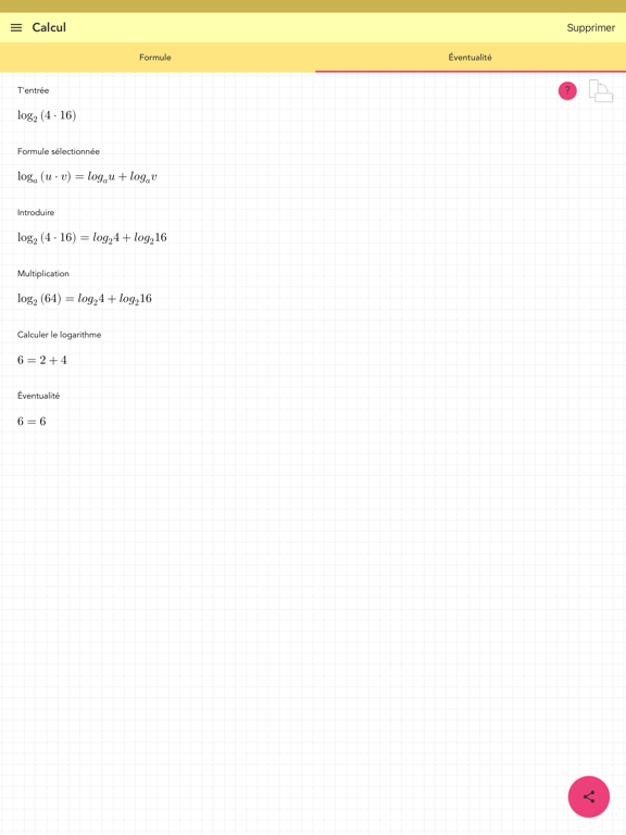 Screenshot #5 pour Identités logarithmiques PRO