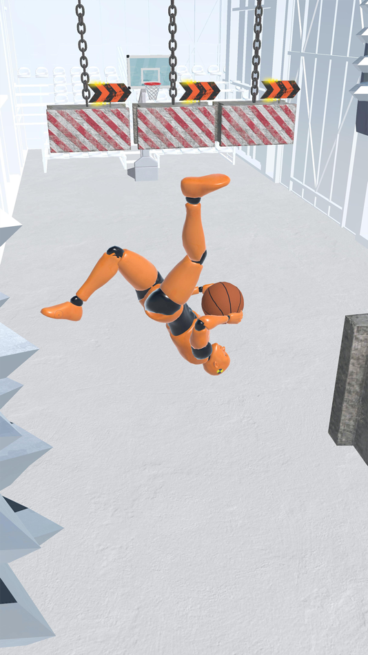#3. Ragdoll Dunk. Crazy basketball (iOS) By: APPWILL COMPANY LTD