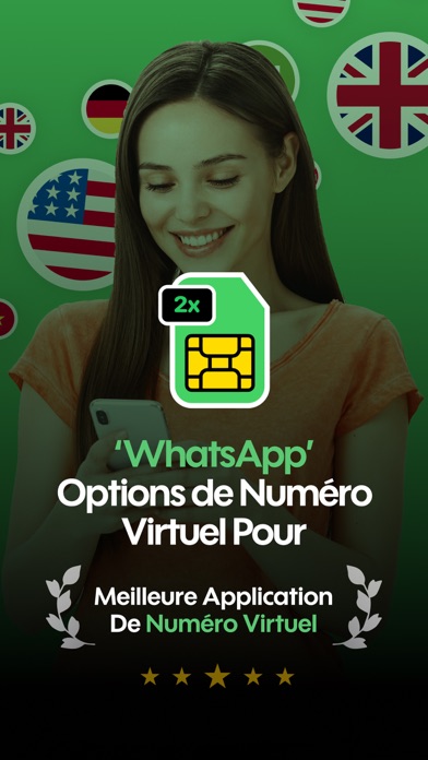 Screenshot #1 pour Numéro Virtuel Whatsapp - WABN