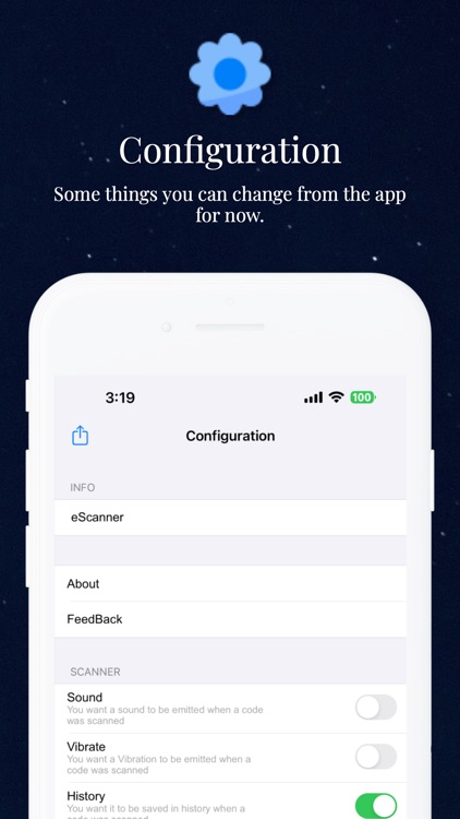 Create QR codes, eScanner screenshot-4
