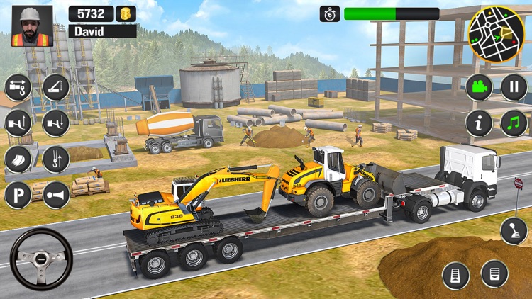Excavator Construction Game 3d