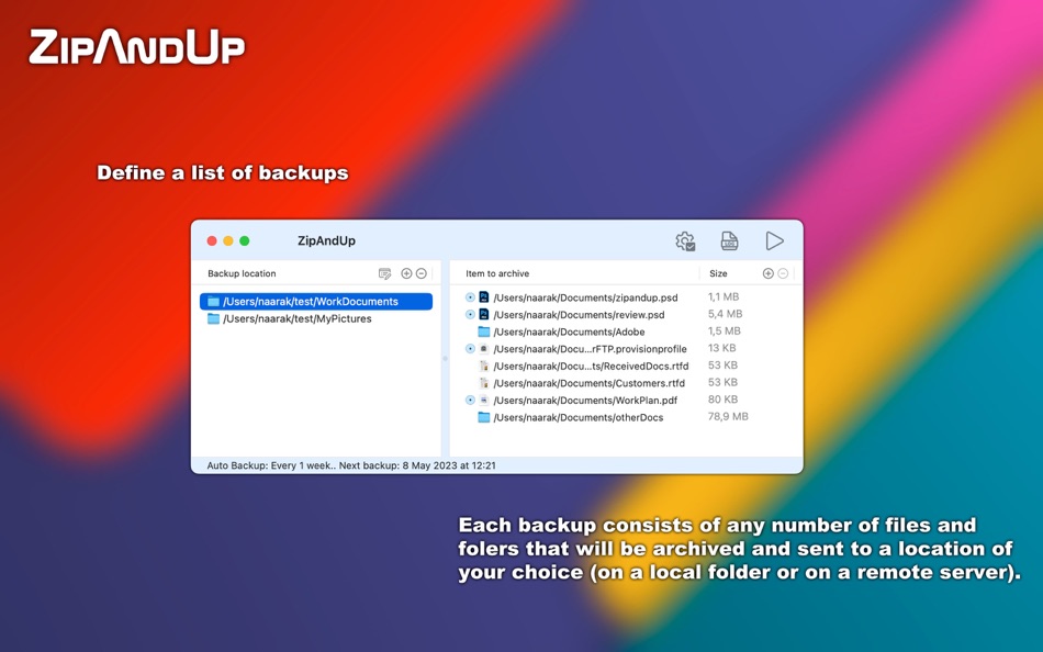 #1. ZipAndUp (macOS) 게시자: Grzegorz Staszczyk