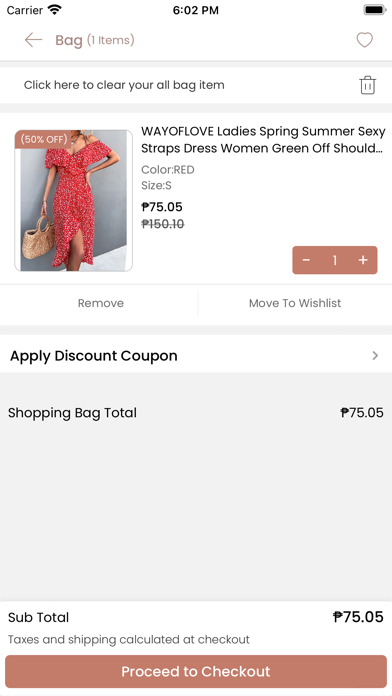 Your Shopping Line Screenshot