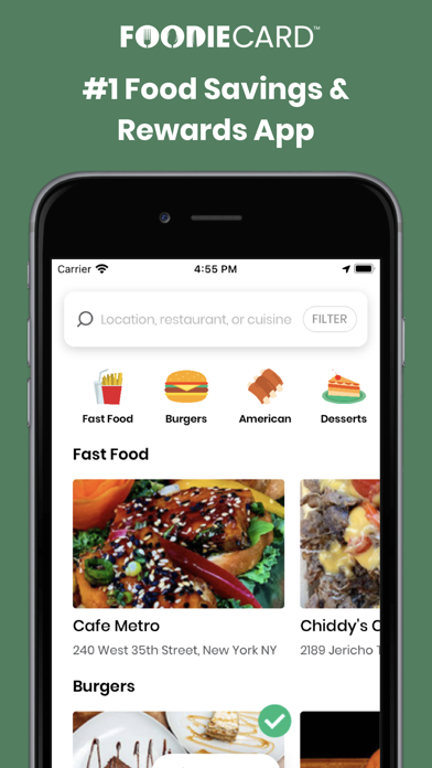 Foodie Card Screenshot