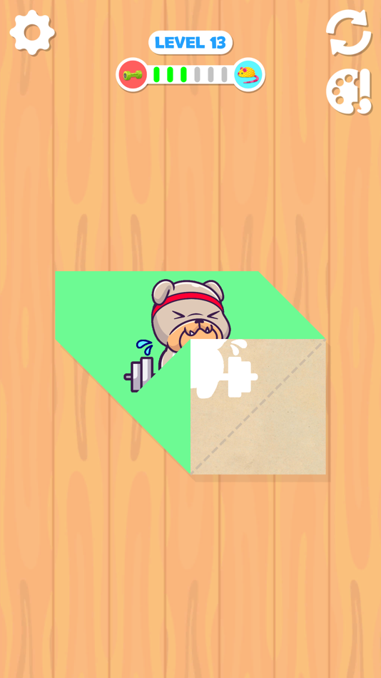 #4. Fold It! Paper Puzzle 3D (iOS) 由: MAD PIXEL