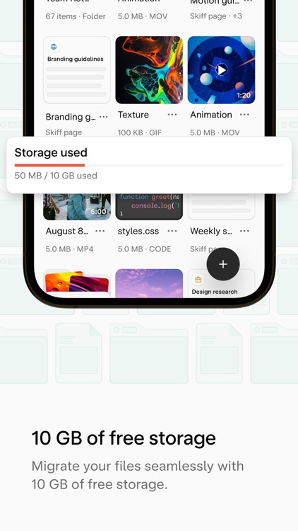 Skiff Drive - Encrypted files