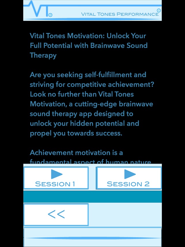 Vital Tones Performance on the App Store