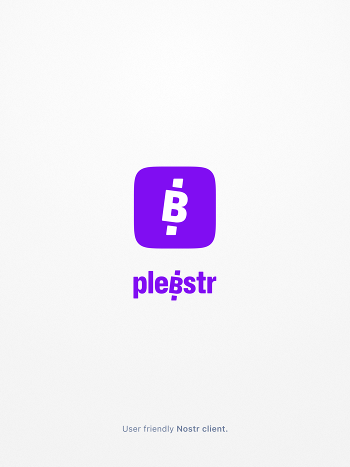 Plebstr - Nostr client