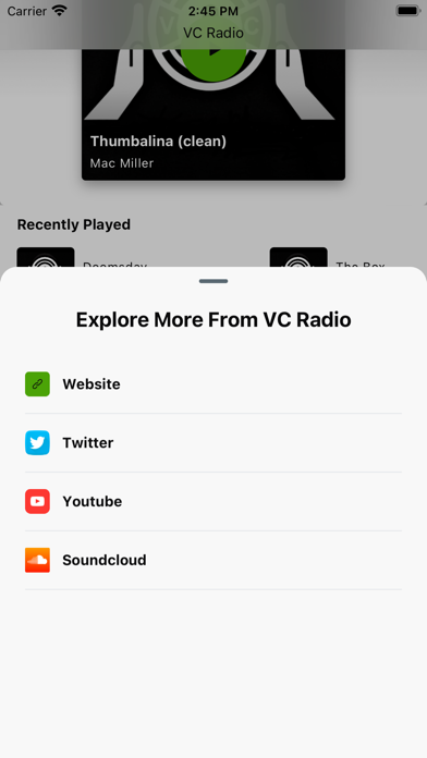 Vinyl Community Radio Screenshot
