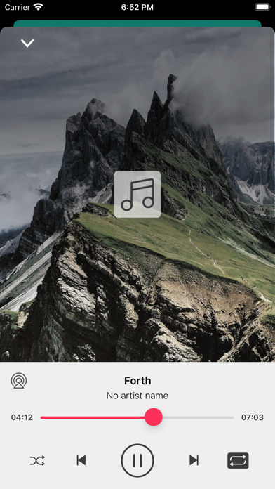 Screenshot #2 pour NM Player - مشغل موسيقي