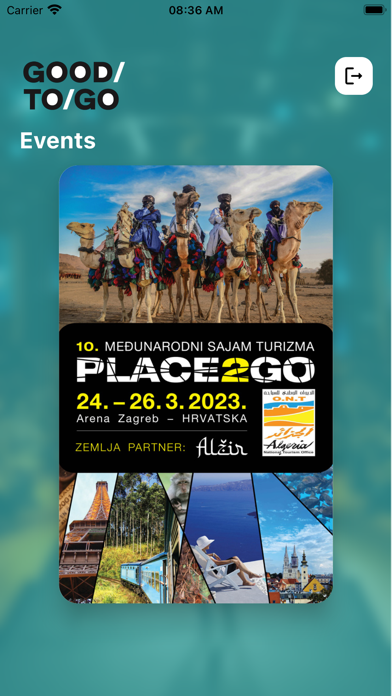 GOODTOGO Events Screenshot