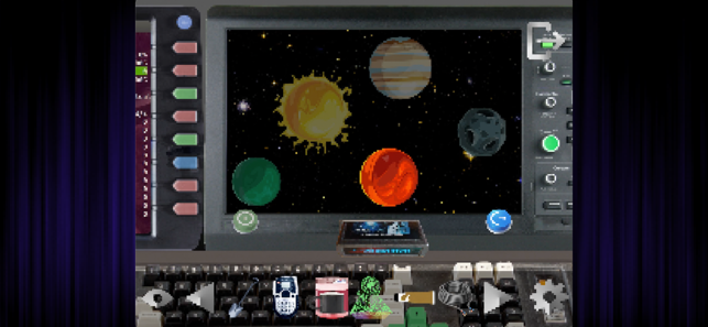Zrzut ekranu z kosmicznej przygody Johna Raya