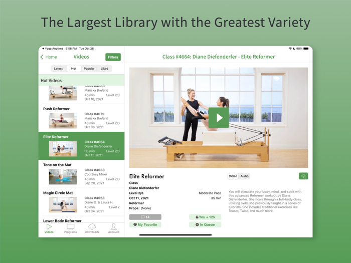 Pilates Anytime Workouts