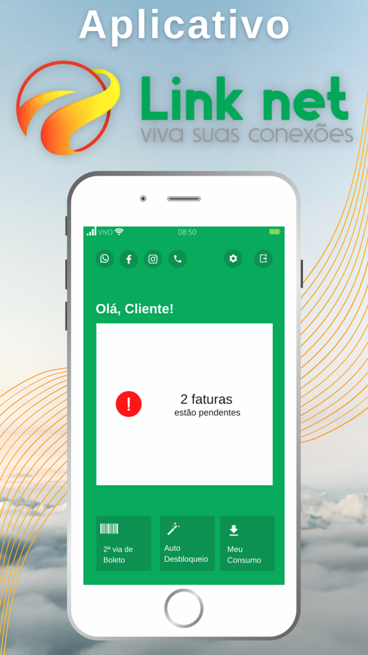 #1. Link Net (iOS) Podle: HubSoft