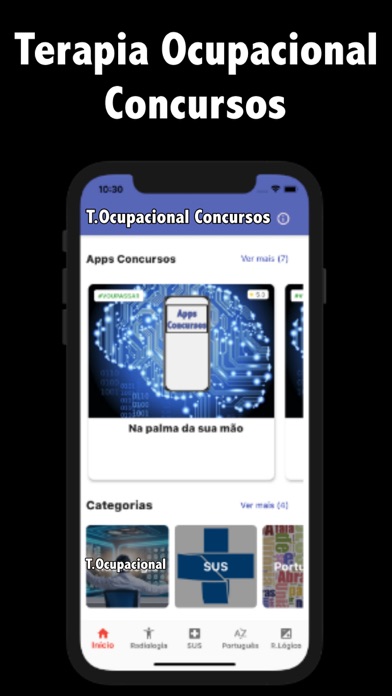 Terapia Ocupacional Concursos Screenshot