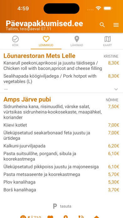 Päevapakkumised.ee Eesti Screenshot