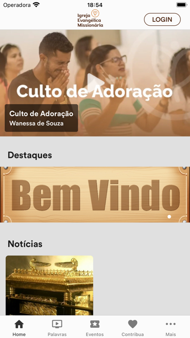Igreja Evangélica Missionária Screenshot