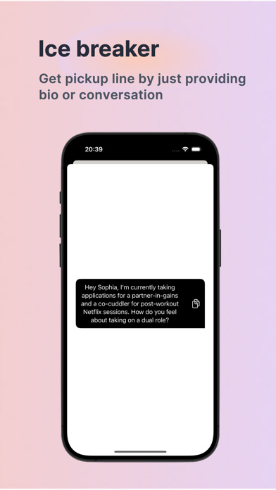 Rizzed: AI Dating coach Screenshot