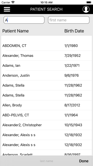 Novarad AlertView Screenshot