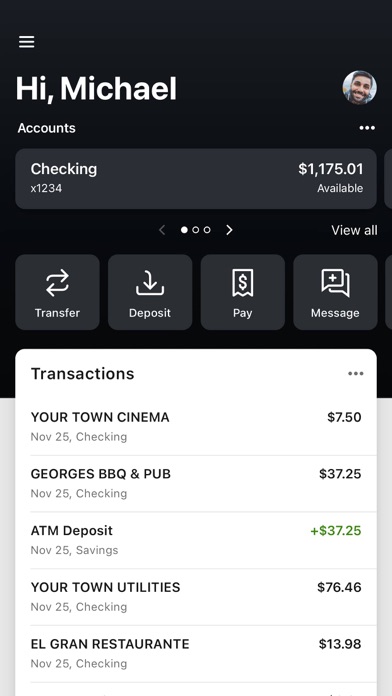 BankFirst Screenshot