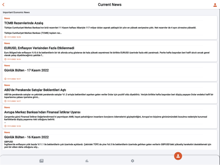 Anlık Haberler ve Sinyaller