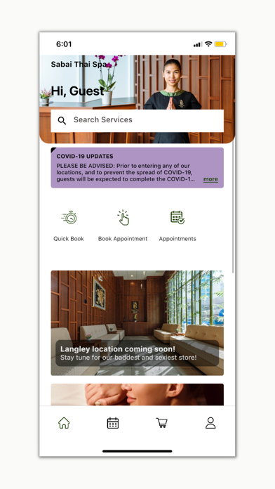 Sabai Thai Spa Screenshot