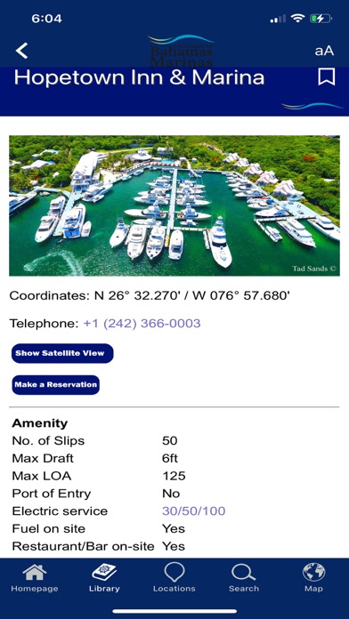 Bahamas Marinas Screenshot