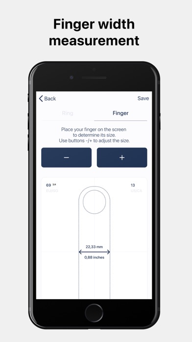Ring Sizer - Ring Measure app Screenshot